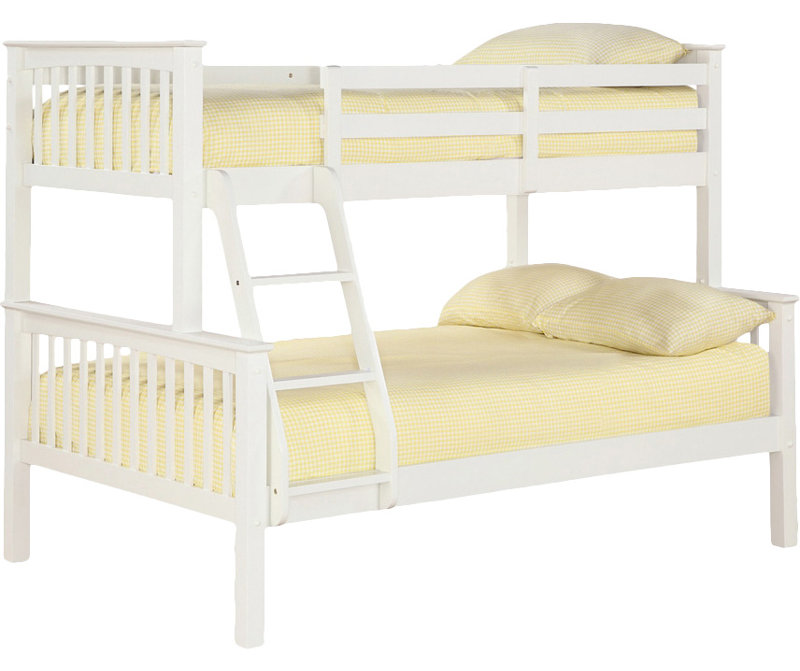 Just Kids Small Double (4') Solid Wood Triple Sleeper Bunk Bed by Just